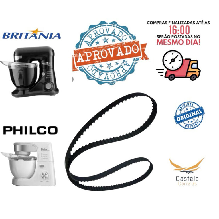 Correia p/ Batedeira Planetaria PHILCO E BRITÂNIA
