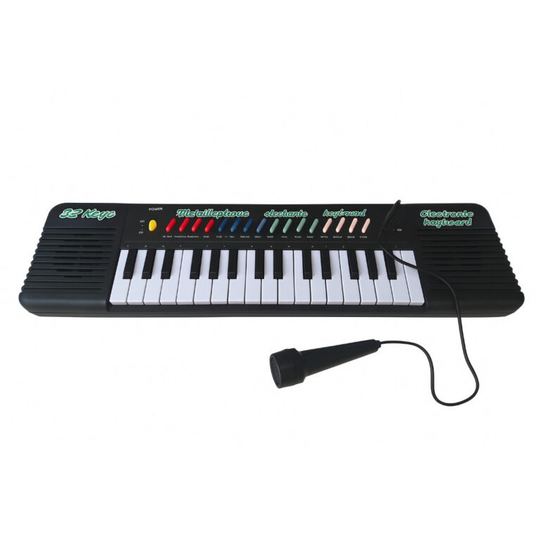 Teclado Piano Infantil Musical com Microfone | Bri