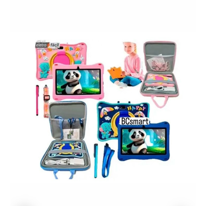 Tablet Kids Infantil Androide 13 4ram 64gb Wi-Fi 4G/5G Play store.