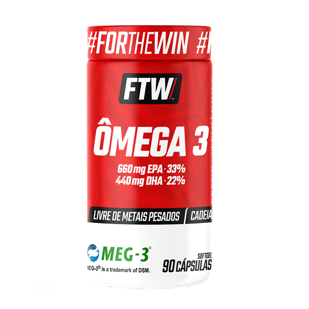Ômega 3 MEG-3 90 Cápsulas –  660mg EPA e 440mg DHA – FTW