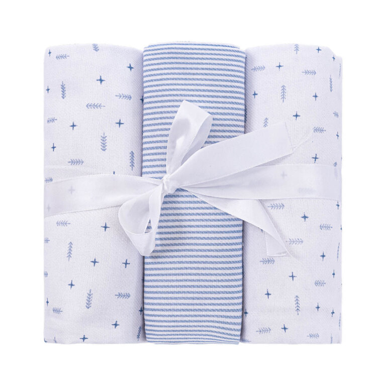 Cueiro para Bebê Flanelado 03 Unidades Baby Joy C