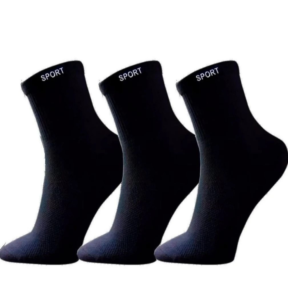 Kit 24 Pares Meias masculina algodão cano longo sport frio confortáveis(kit 3 a 24 pares)