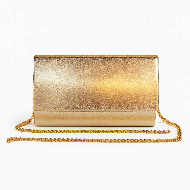 Bolsa Moda Feminina Ju Metalizada Compacta Estilo 