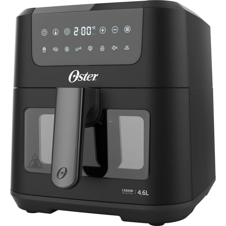 Fritadeira Digital Clear Oster 4,6L com Visor Tran