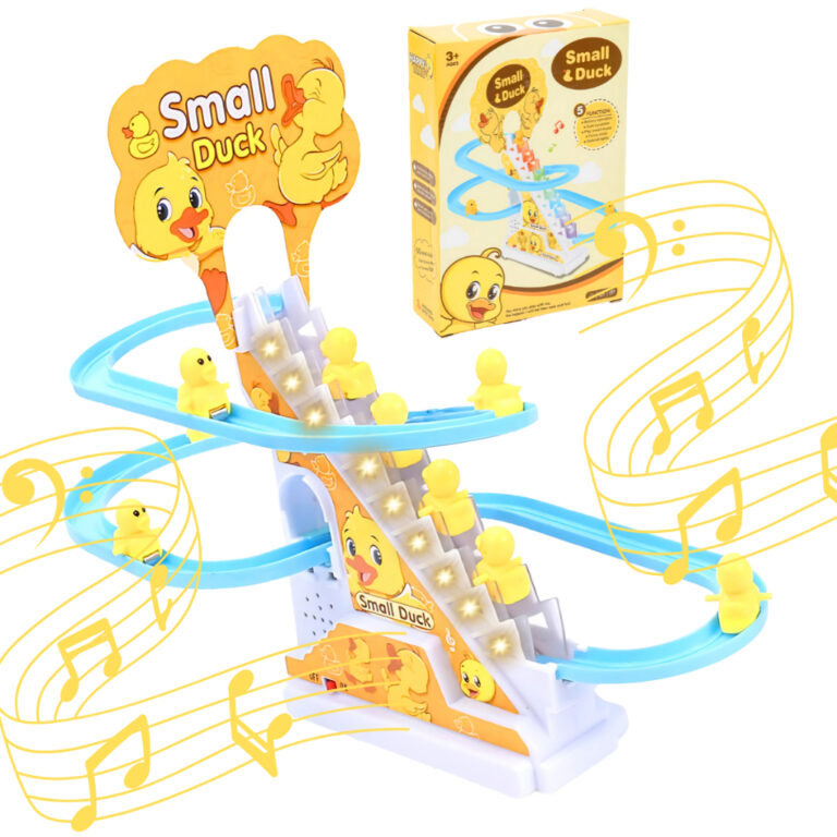 Brinquedo Pista Patinho Escorregador Pato Musical 