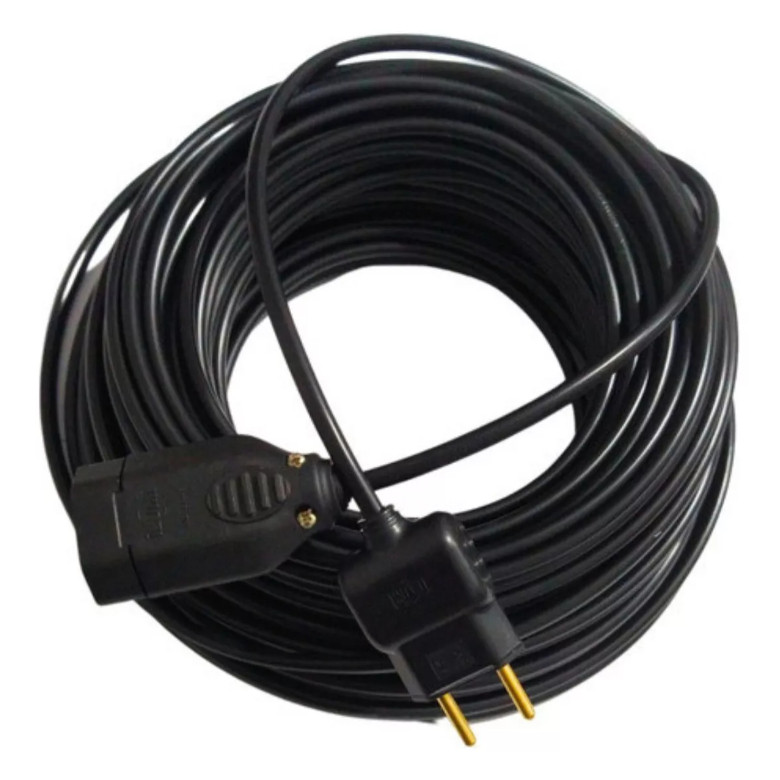 Extensão Eletrica 30 Metros Reforçada Profissional 10/20a 2×1.5