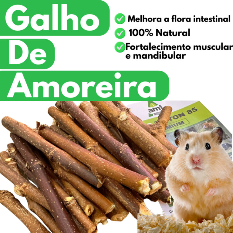 Galhos de Amoreira NaturalEnriquecimento Ambiental