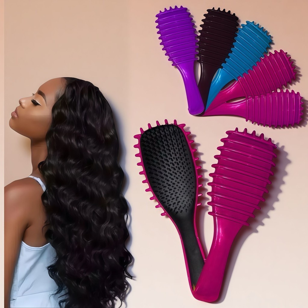 Escova Onda Finalizadora Beauty Flash Definição de Cachos e Finalização para Cabelo Cacheado Crespo