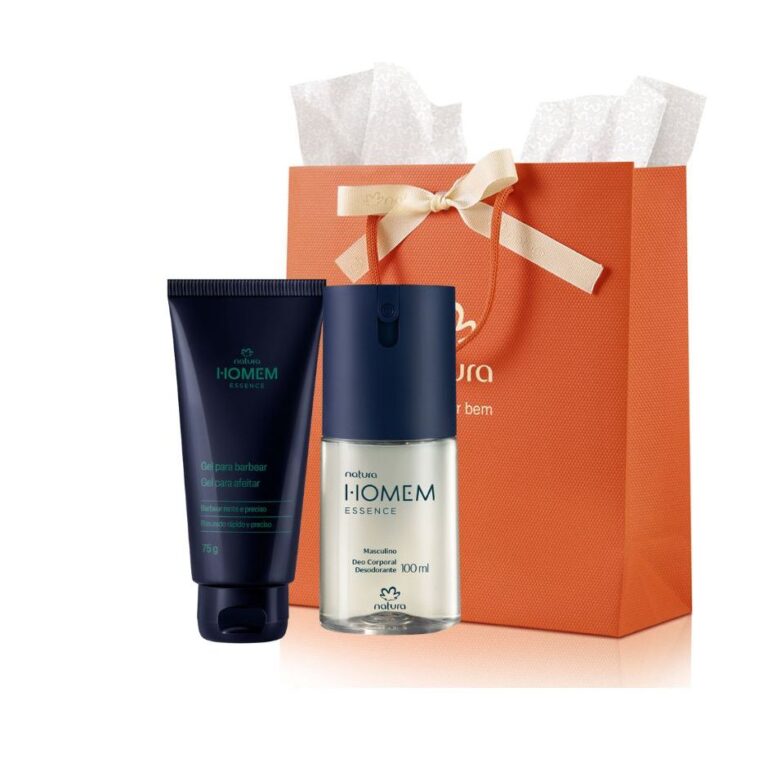 Natura Homem Essence Cuidados Gel Barbear e Deo-Co