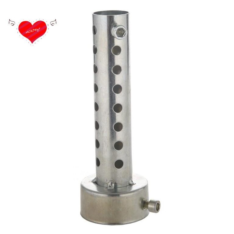 Silenciador De Escape De Lata De Motocicleta Silve