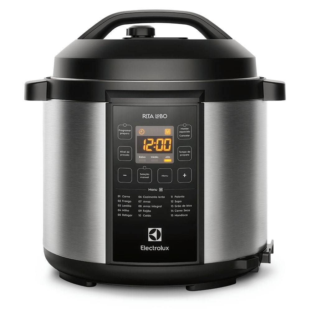 Panela de Pressão Electrolux Elétrica 6L com 15 Receitas Pré Programadas 127V – PCC20