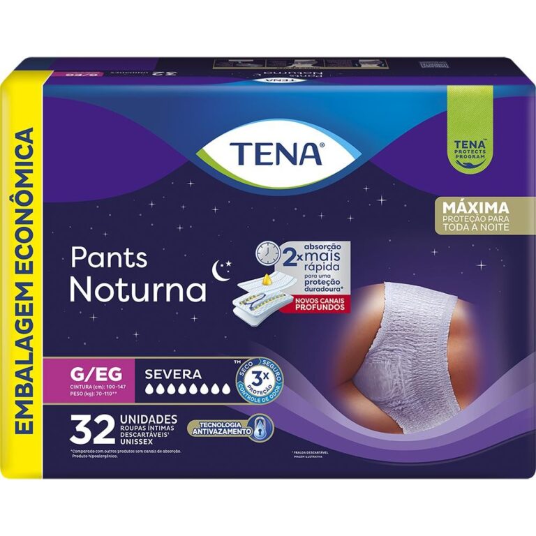 Roupa Intima Tena Pants Noturna G/EG 32 Un