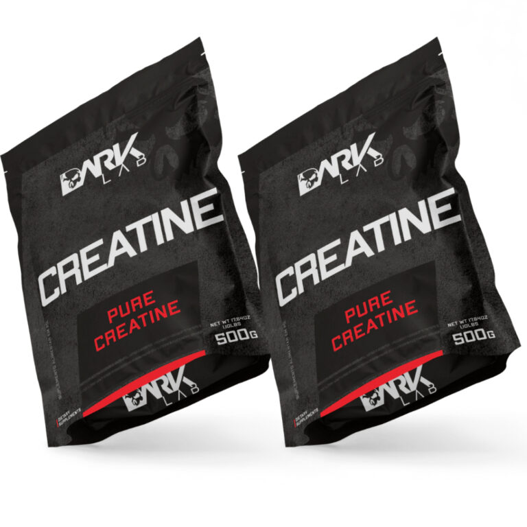 Kit 2x Creatina Monohidratada Pura Refil 500g Dark