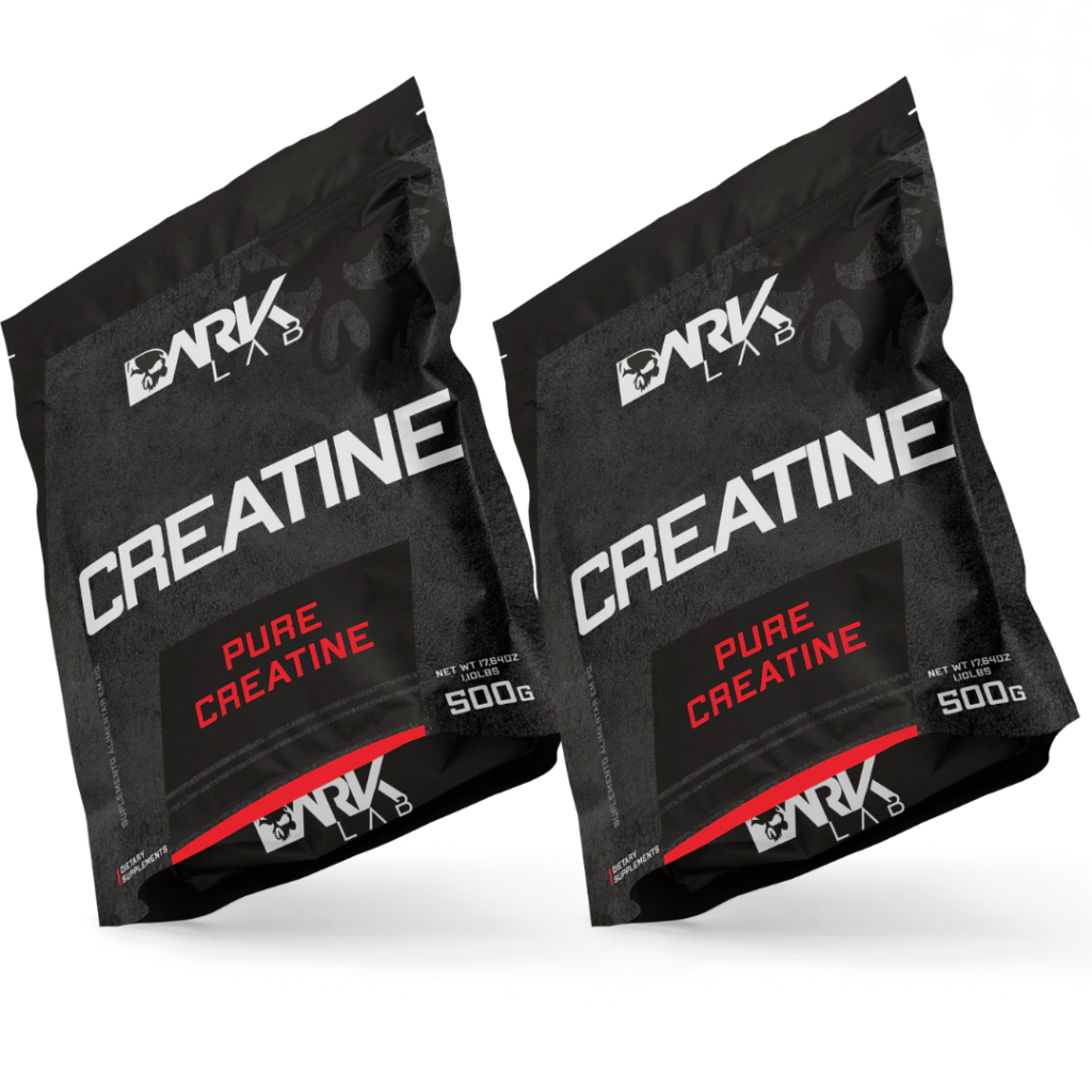 Kit 2x Creatina Monohidratada Pura Refil 500g Dark Lab –  Creatina 100% Pura