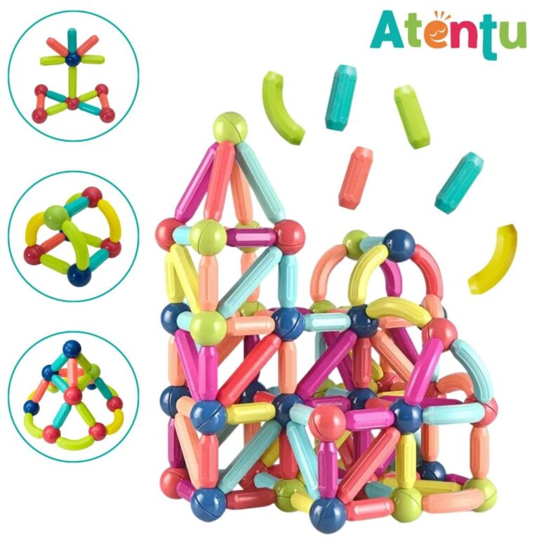 Blocos Magnéticos de Montar Brinquedo Infantil Br