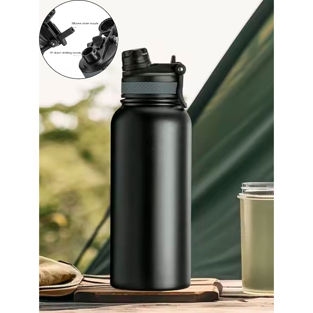 Garrafa Térmica 800ml Garrafa espacial Quente E Frio Com Isolamento Térmico De Grande Capacidade