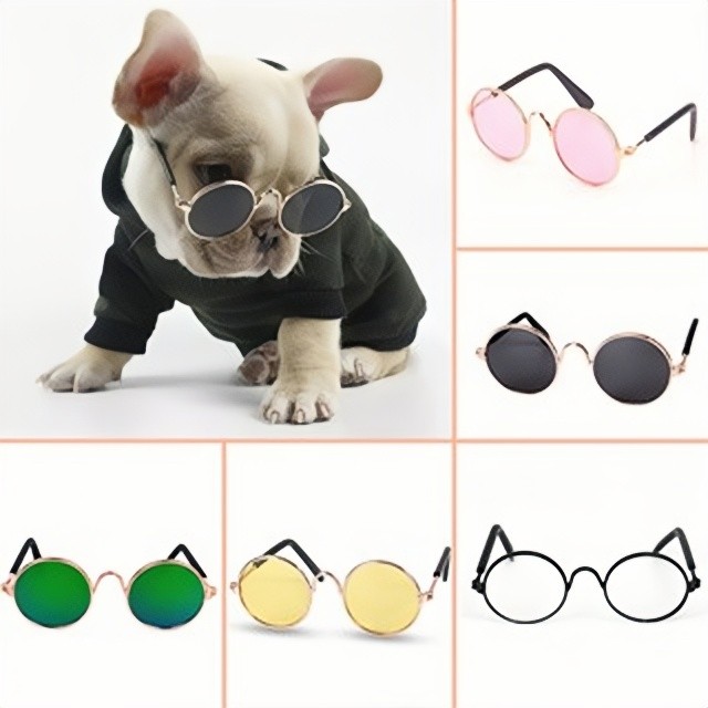 2 Pcs Óculos de Sol para Pets Pequenos/Cães e Ga