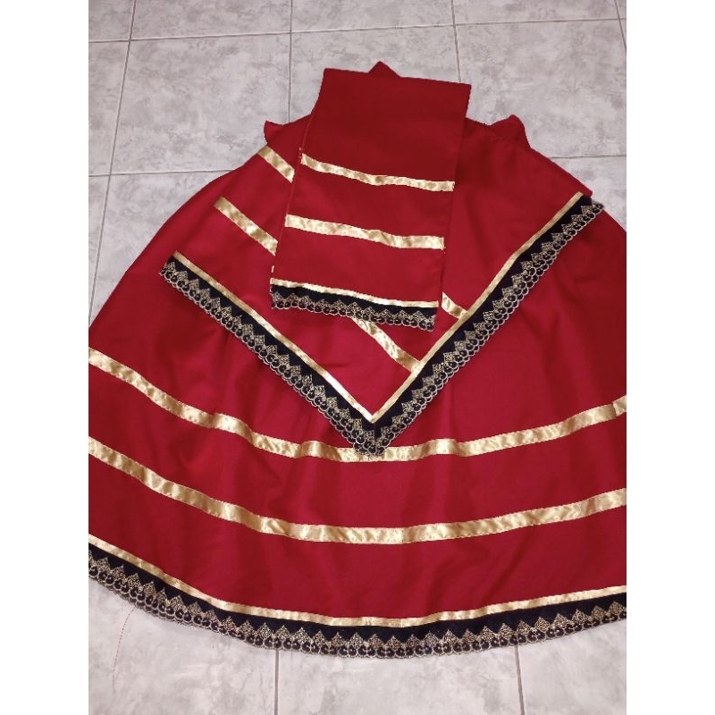 conjunto 3 peças Pombogira luxo umbanda e candomblé completa modelo festa pomba gira