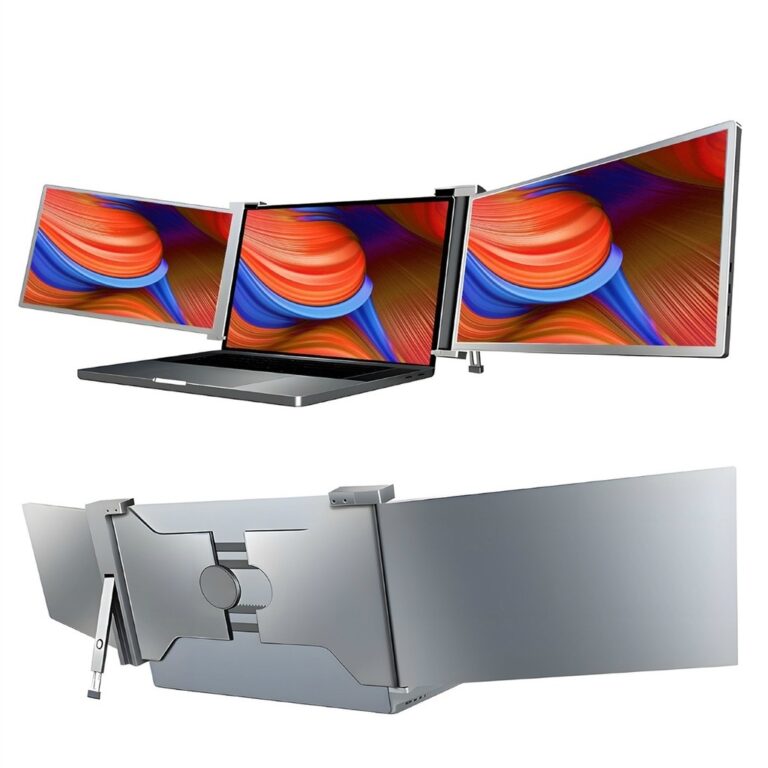Monitor Triplo Portátil para Notebook 16:9 1080p 