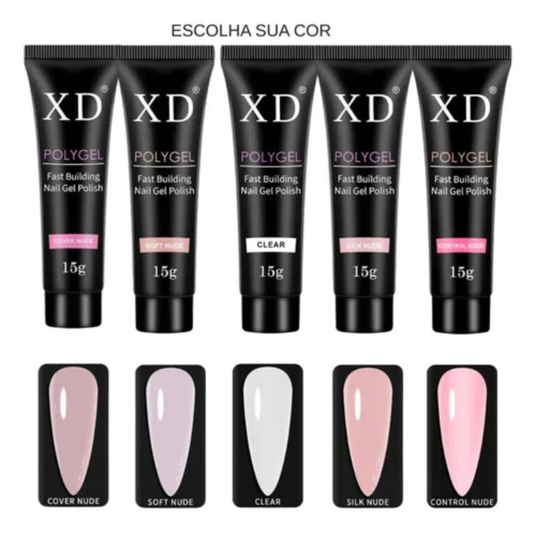 Polygel XD Nude LED UV Profissional 15g F1 Alongam