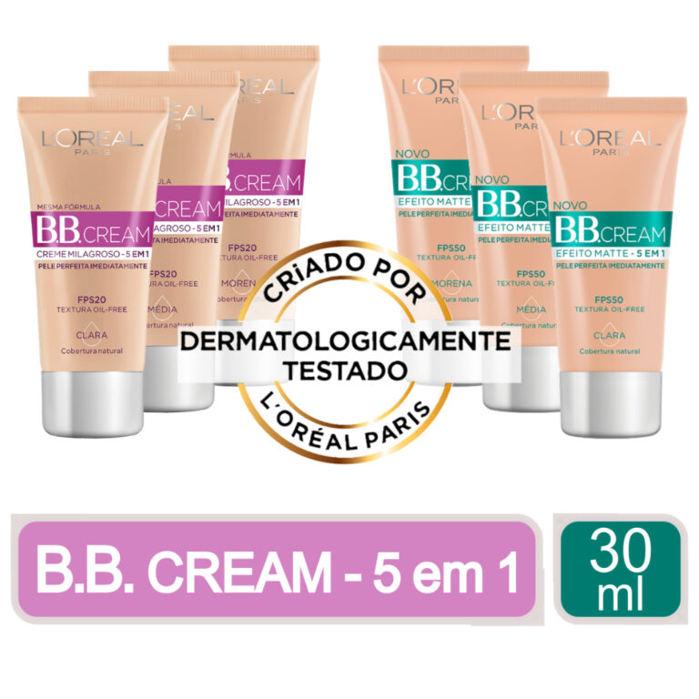 BB CREAM EFEITO 5 EM 1 – LORÉAL PARIS ̵