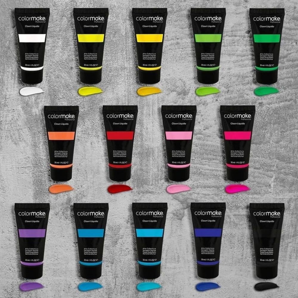 Clown Liquido 30 Ml Maquiagem Artística Pró Escolha Sua Cor