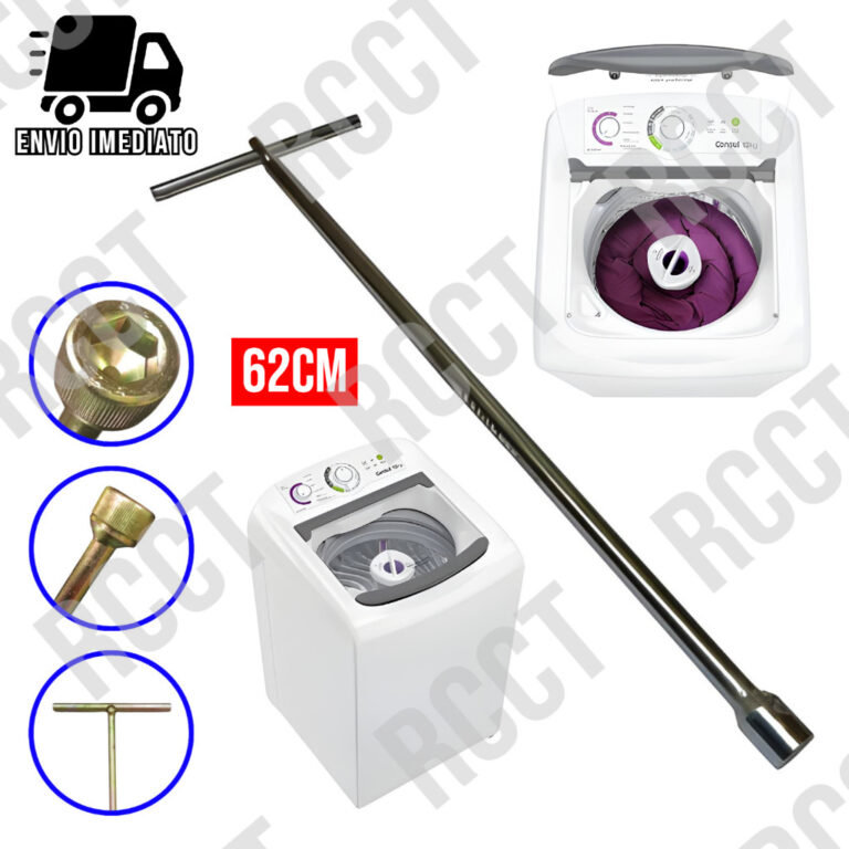 Chave T 10mm Maquina de Lavar Longa 62cm  Agitador