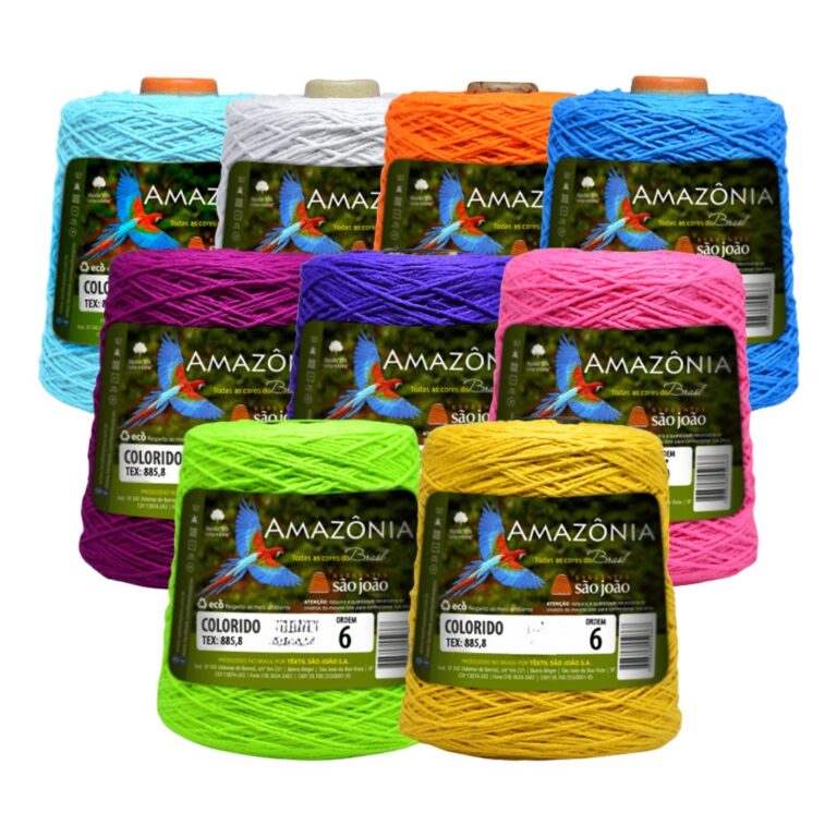 Barbante Amazônia Fio 6 400g São João | Cores V
