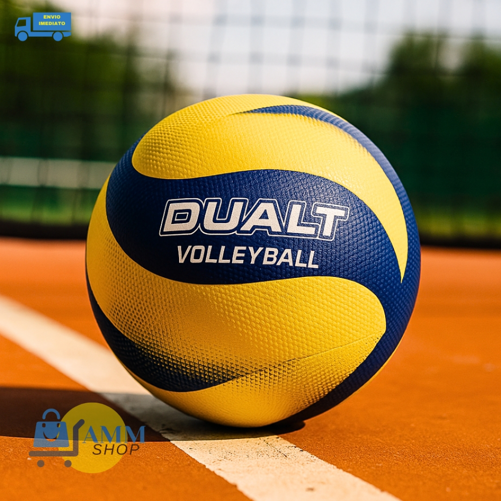 Bola de Vôlei  Profissional Quadra Praia Dualt Vp200 PVC Amarela