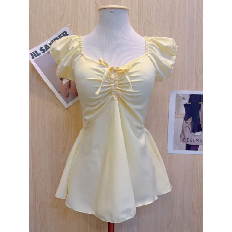 Blusinha Feminina Estilo Vestidinho Elegante Amarr