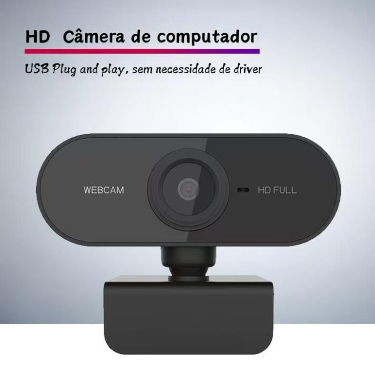 Webcam para PC Full HD 1080x1920p 2MP USB Plug and