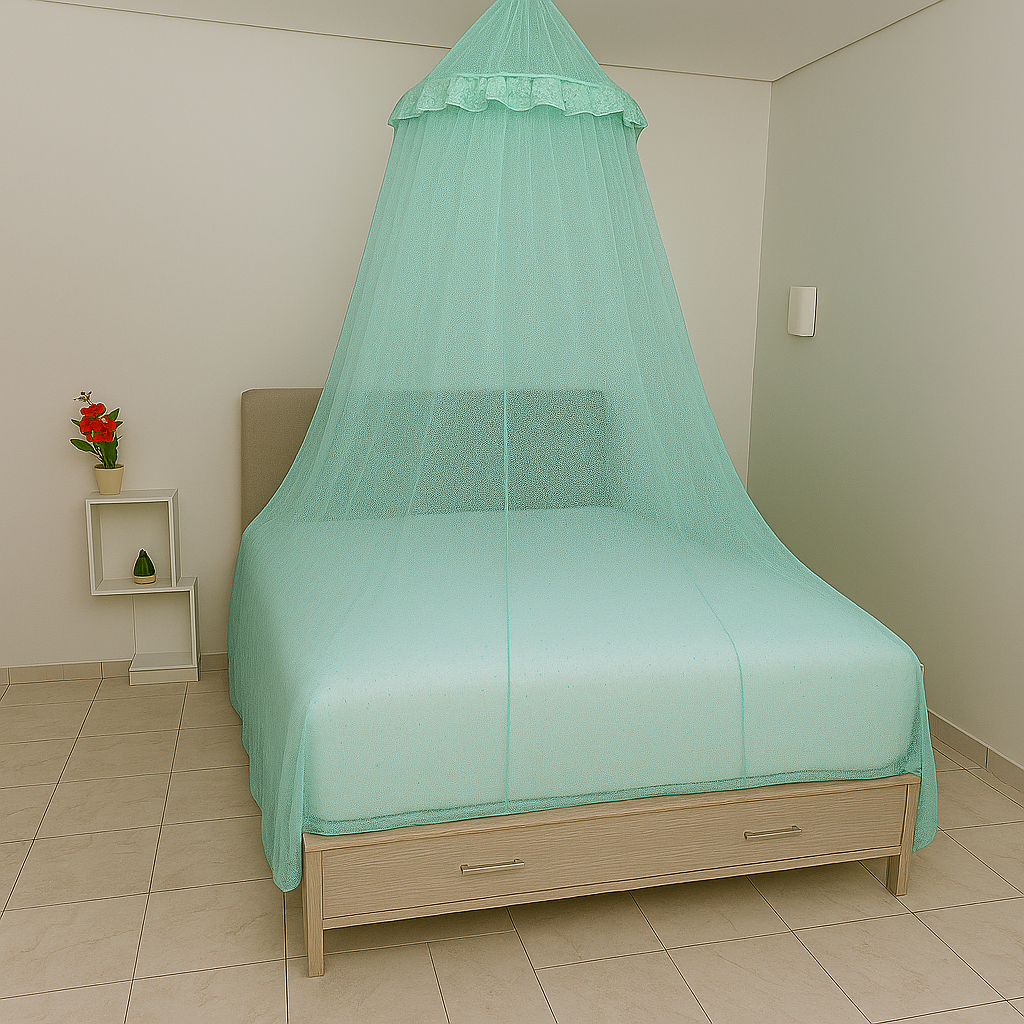 Mosquiteiro Teto Rendinha Resistente Casal/Box/Queen/Solteiro C/Elástico