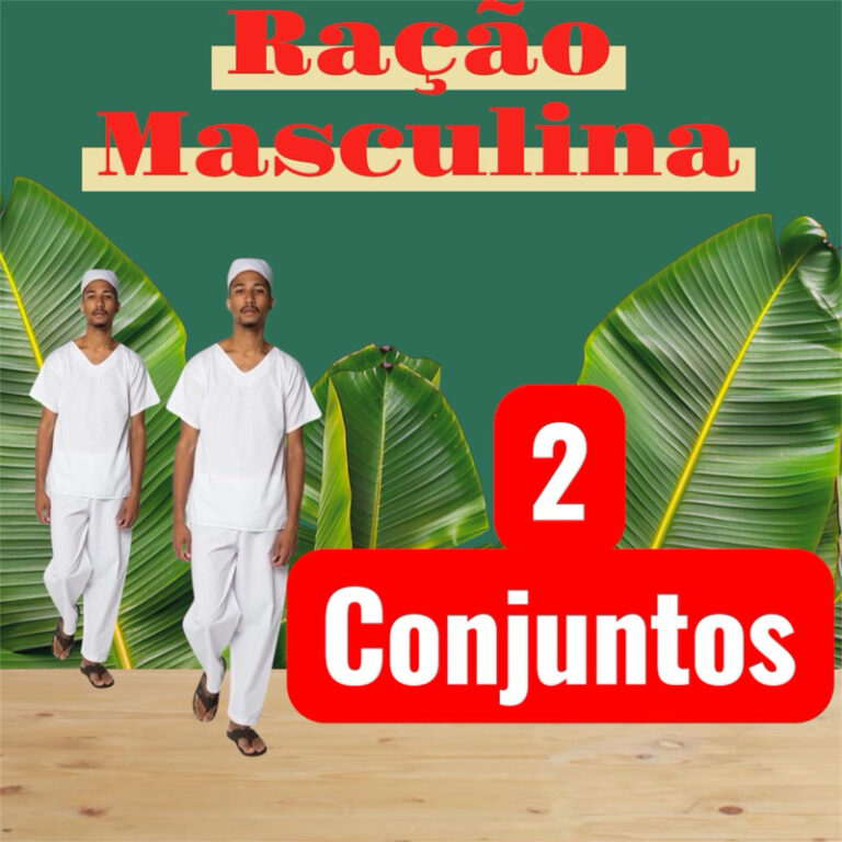Roupa de Ração conjunto Umbanda/Candomblé 2 Con