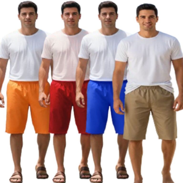 Bermuda PresidioTactel Laranja Bege Vermelho Azul 