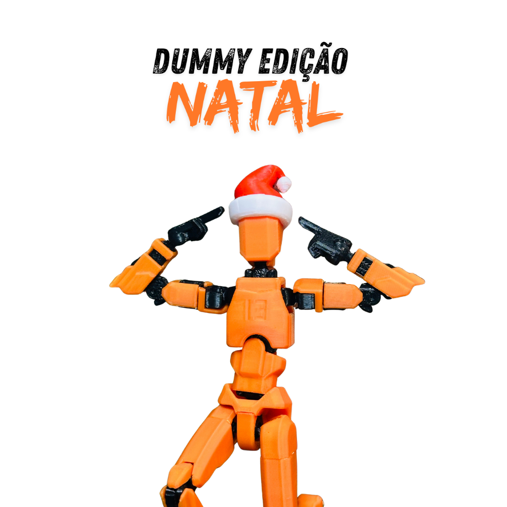 Boneco Dummy 13 Articulado Kit Montagem 3D kit Armas e mãos reservas, Presente para Crianças