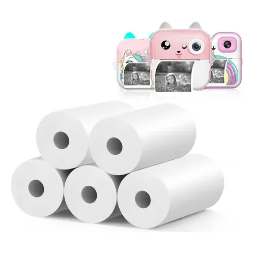 Kit 5 Rolos De Papel Térmico Para Câmera Infanti