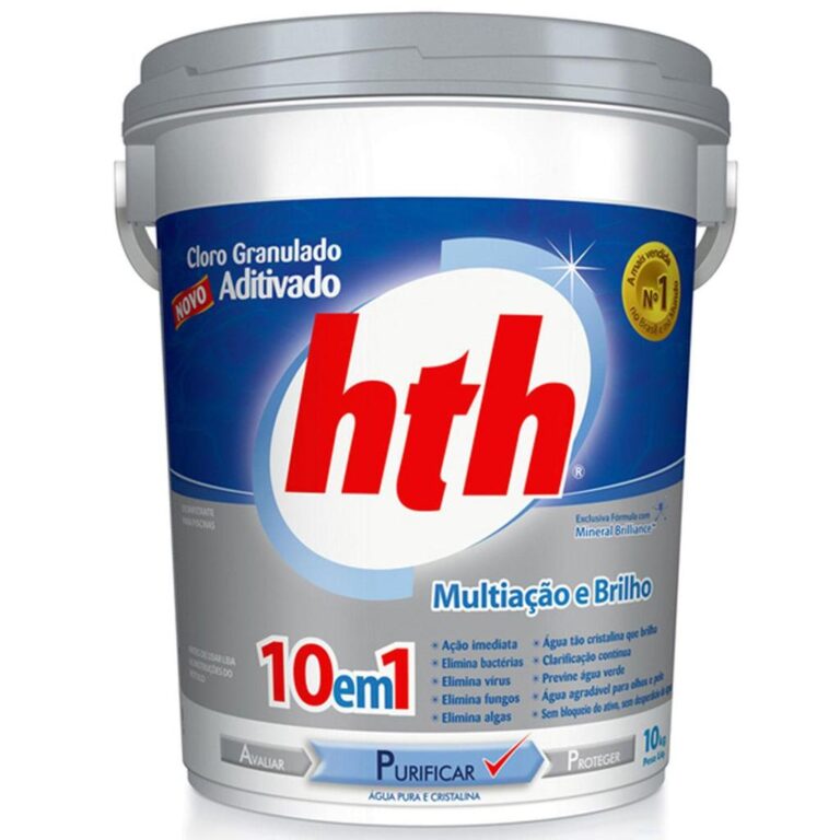 Cloro Para Piscina Hth Aditivado 10Kg
