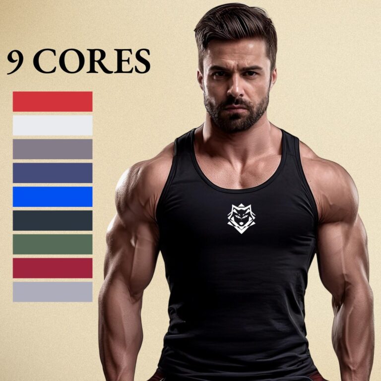 Camiseta Regata Masculina Lisa  Dry Fit – Es