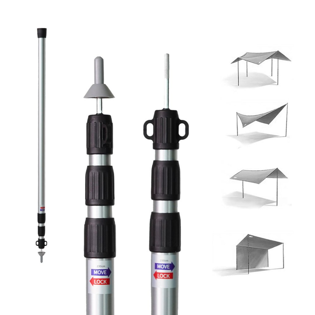Vareta para Barraca Tenda Suporte Portátil Ultraleve Liga De Alumínio 6061 Bask