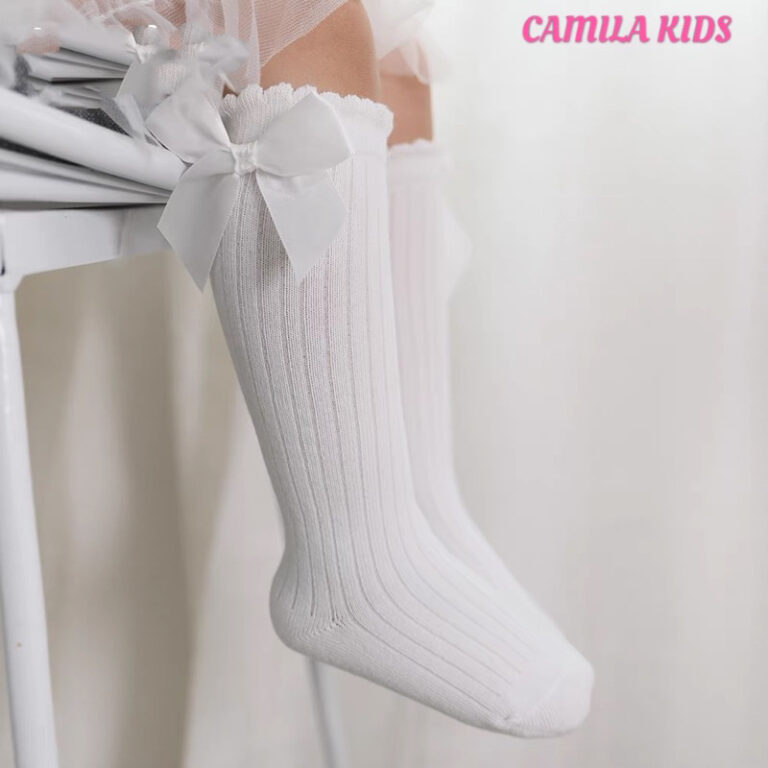 Meia 3/4 Infantil Blogueirinha De Algodão Com La�