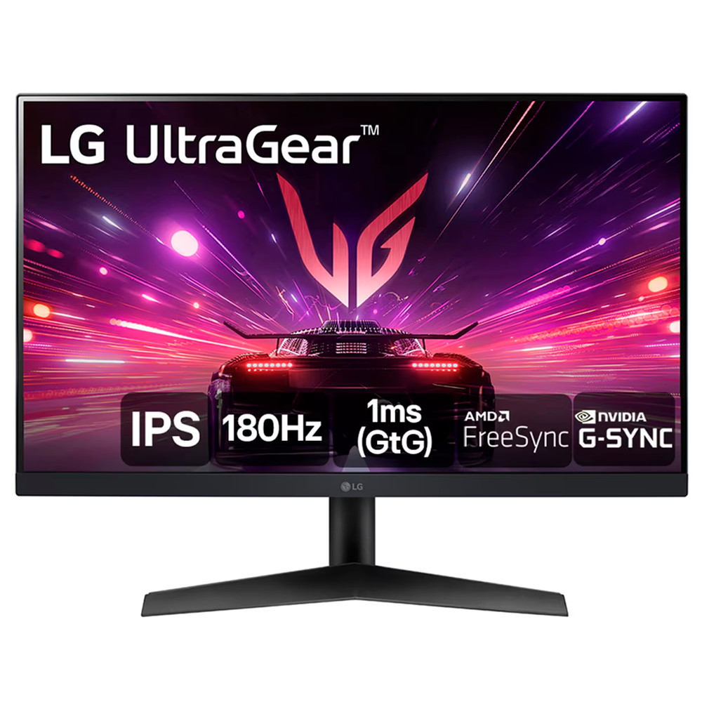 Monitor Gamer LG 24 UltraGear Full HD IPS 180Hz 1Ms HDMI DisplayPort FreeSync 24GS60F-B Bivolt