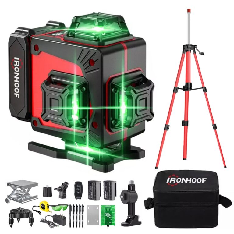 Nivel a Laser 16 Linhas com Tripé Verde Profissio