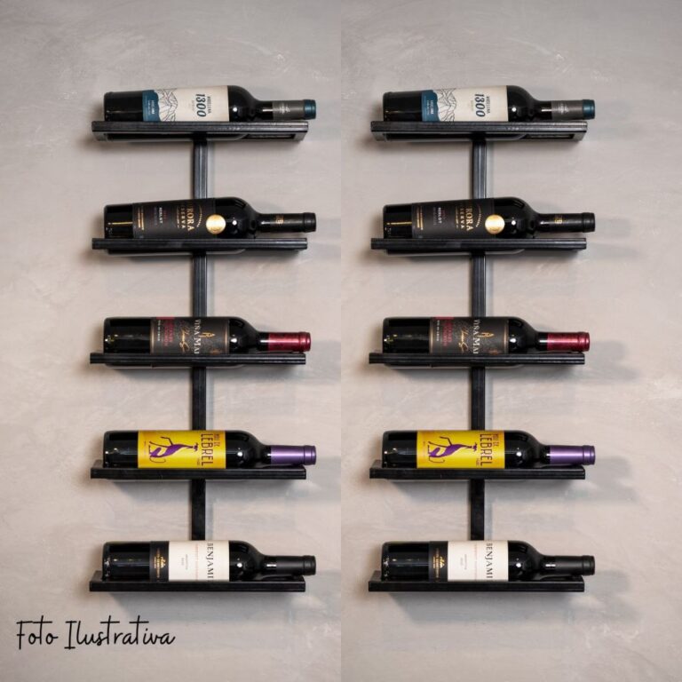 Kit 2 Adega de Parede Para Vinho Bebidas Garrafa M