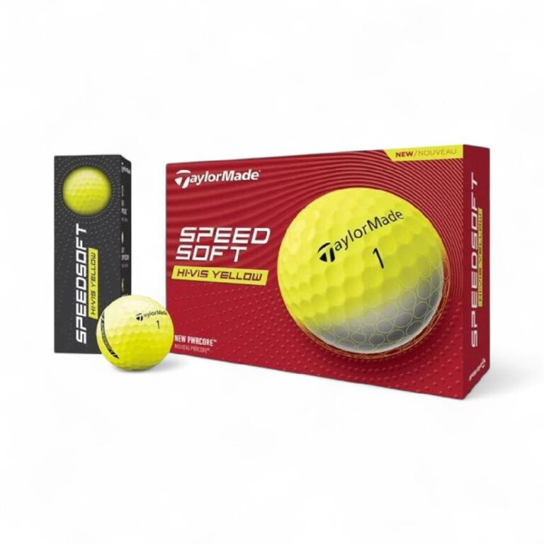 Kit 12 Bolas Golfe TaylorMade SpeedSoft Amarela &#