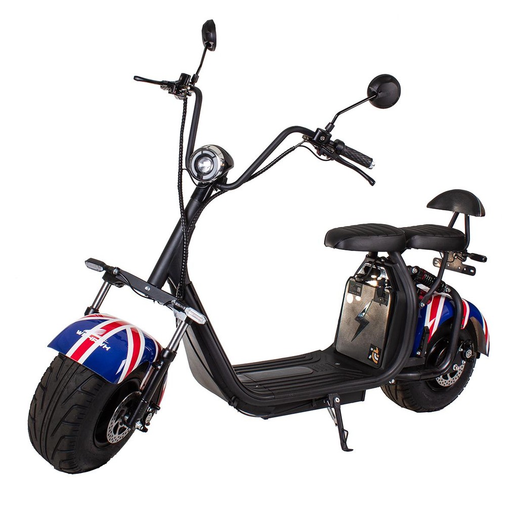 Scooter Elétrica 2000W WX-07 WeHawk  Bateria 60V 2 Lugares Inglaterra