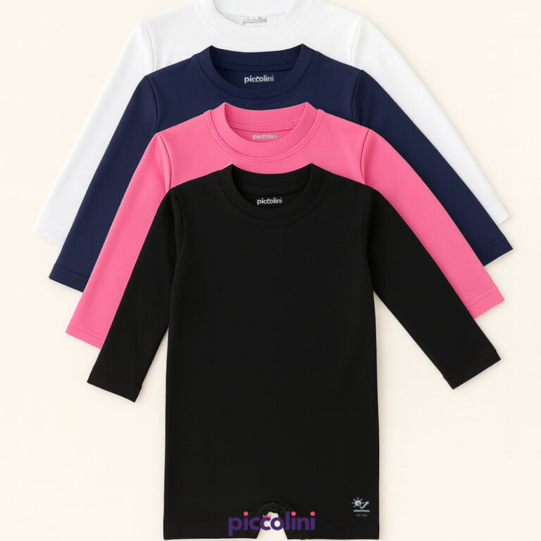 Macacão Bebê Proteção Solar UV50+ Poliamida Ro