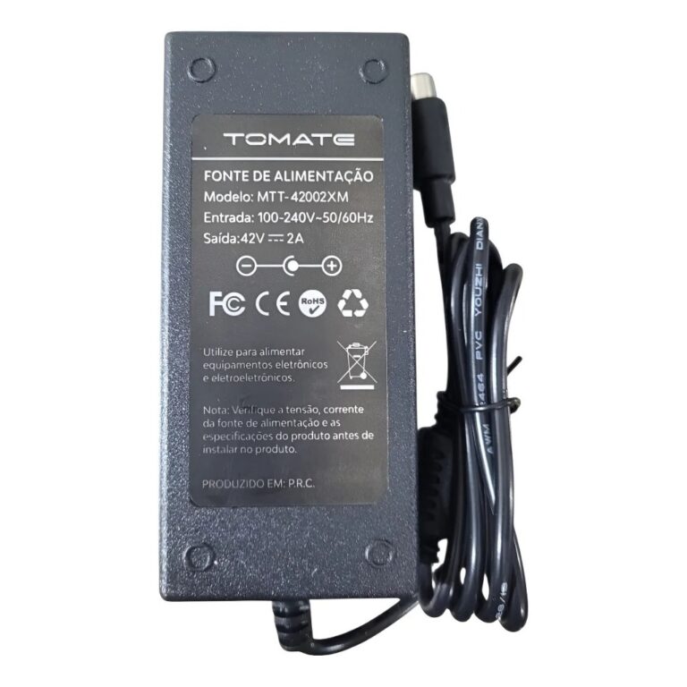 Fonte Carregador de Patinete Elétrico 42v 2a Plug