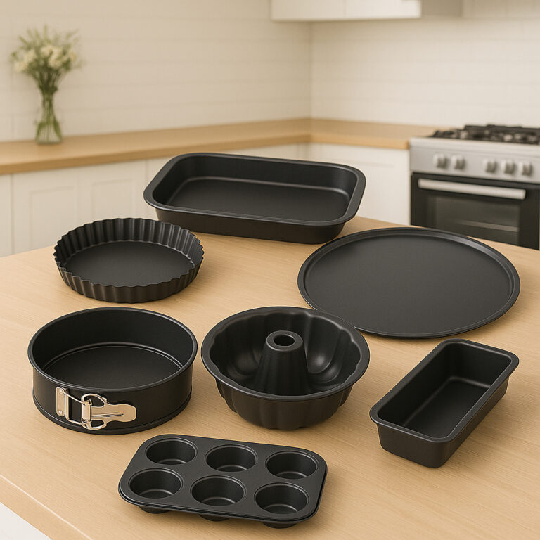 Conjunto 7 Formas Pão Bolo 26cm Cupcake Assadeira