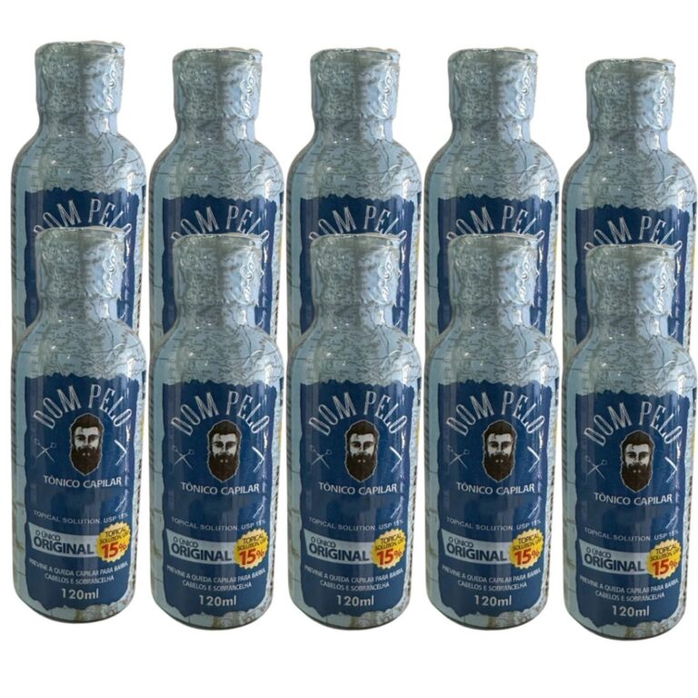 Kit 10 Dom 120 ml – Reduz Fios Brancos ̵