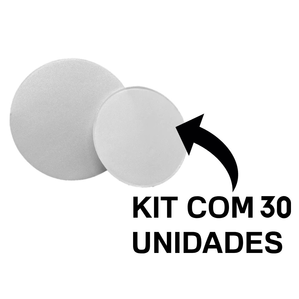Kit 30 Unidades Absorvente Reutilizável Lavável Protetor Seio Amamentação Conforto Gestante Lactante